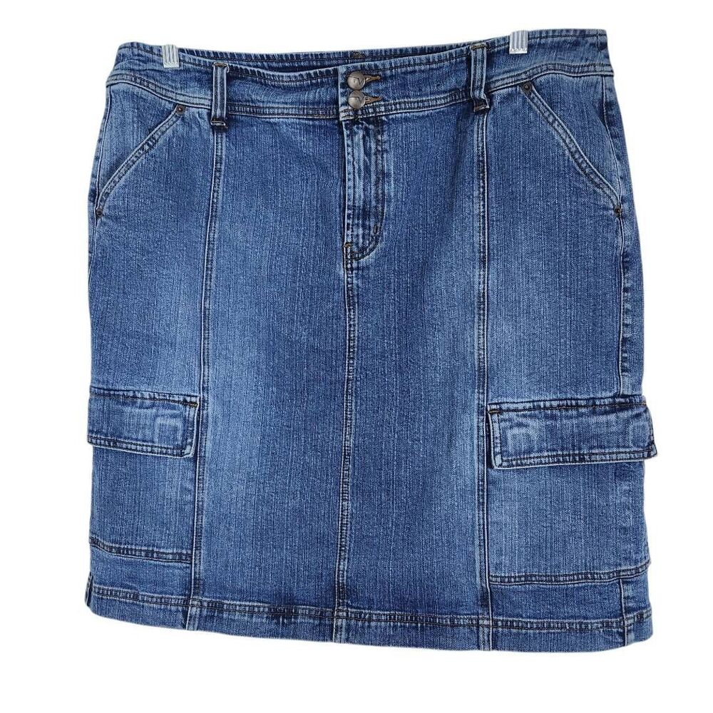 Venezia Cargo Jean Skirt Size 10 Venezia Straight Denim Skirt